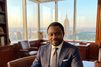 Dr. Louis in his office